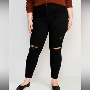Old Navy High-Waisted Rockstar Distressed Skinny Jeans